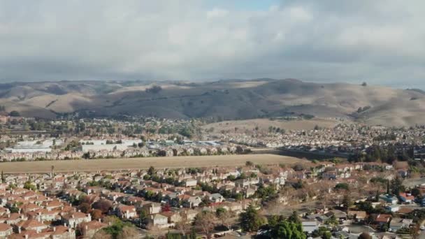 Union City California Downtown Aerial View Muhteşem Manzara — Stok video