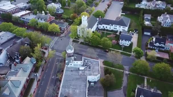 Hamptons New York State Aerial View Southampton Long Island — Stock video