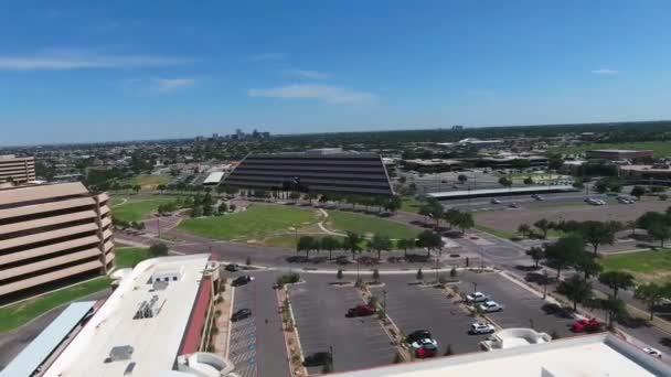 Midland Texas Claydesta Memorial Park Aerial View — Stock Video
