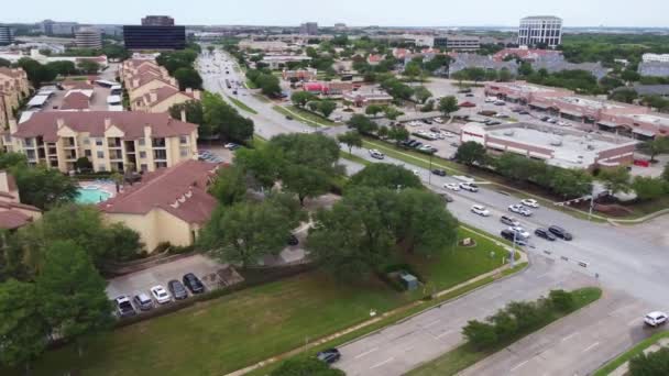 Irving Texas Flygfoto Fantastiskt Landskap Las Colinas — Stockvideo