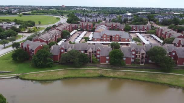 Irving Texas Las Colinas Vista Aérea Paisaje Increíble — Vídeo de stock