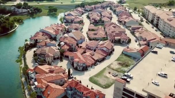 Mckinney Texas Adriatica Village Vue Aérienne Paysage Incroyable — Video