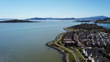 Richmond, California, Downtown, Aerial View, San Francisco Körfezi