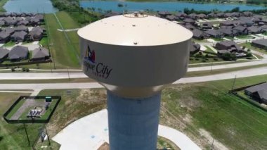 League City, Texas, Air View, Downtown, Water Tower