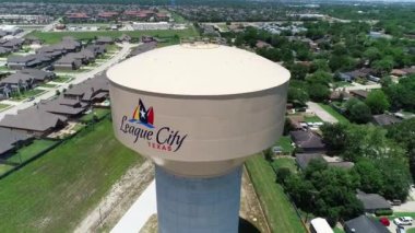 League City, Texas, Downtown, Water Tower, Air View