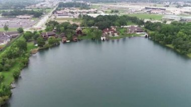 League City, Texas, Clear Creek, Aerial View, Muhteşem Manzara