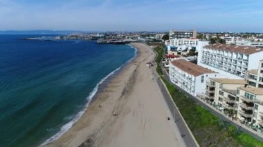 Redondo Sahili, Kaliforniya, Hava Manzarası, İnanılmaz Manzara, Pasifik Sahili