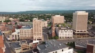 Utica, New York State, Aerial View, Downtown, Amazing Landscape
