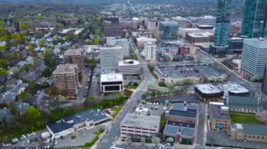 White Plains, New York State, Downtown, Aerial View, Amazing Landscape