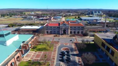Macon, Georgia, Aerial View, Cherry Caddesi, Downtown