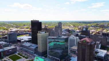 Toledo, Hava Manzarası, Şehir Merkezi, İnanılmaz Manzara, Ohio