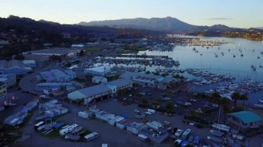 Sausalito, California, San Francisco Körfezi, Yat Limanı, Hava Görüntüsü