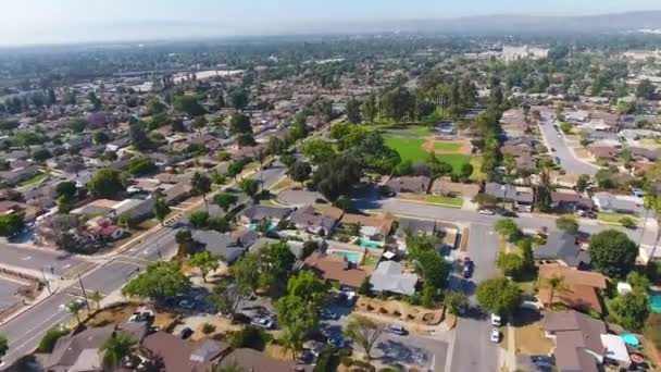 Pomona California North Pomona Amazing Landscape Aerial View — 비디오