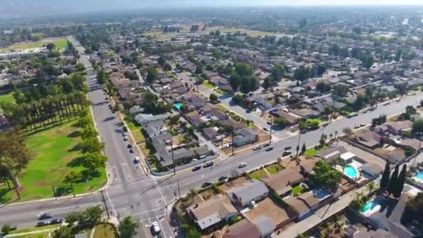 Pomona Califórnia Paisagem Incrível Vista Aérea Pomona Norte — Vídeo de Stock