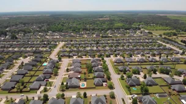 Warner Robins Georgia Downtown Amazing Landscape Aerial View — Stok Video