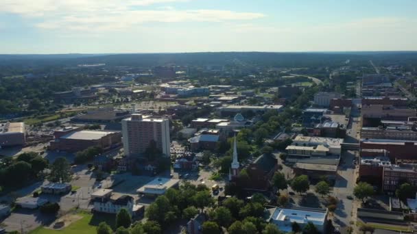 Augusta Georgia Amazing Landscape Downtown Aerial View — Stock video