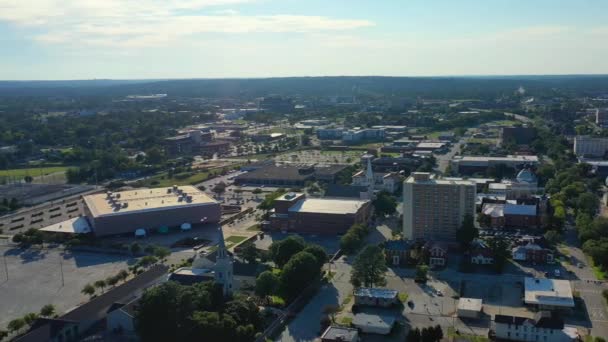 Augusta Georgia Amazing Landscape Aerial View Downtown — Stock video