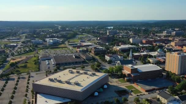 Augusta Aerial View Georgia Amazing Landscape Downtown — Stock video