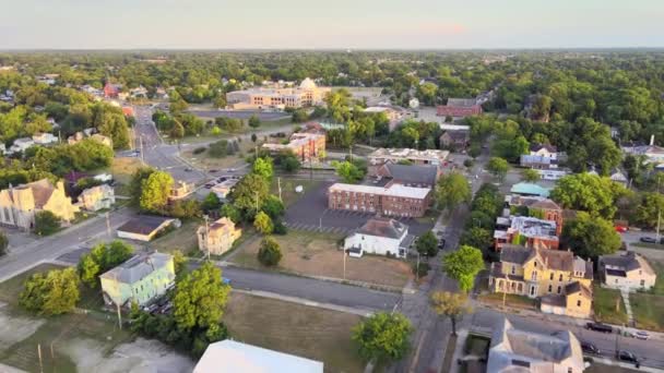 Springfield Aerial View Downtown Ohio Verbazingwekkend Landschap — Stockvideo