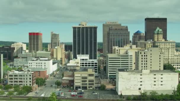 Dayton Widok Powietrza Śródmieście Niesamowity Krajobraz Ohio — Wideo stockowe