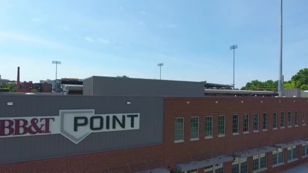 High Point North Carolina Truist Point Fantastiskt Landskap Flygfoto — Stockvideo