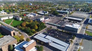 Flint, Downtown, Hava Manzarası, İnanılmaz Manzara, Michigan