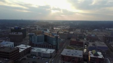 Kalamazoo, Hava Manzarası, Şehir Merkezi, İnanılmaz Manzara, Michigan