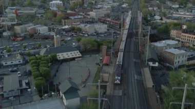 Elizabeth, Havadan Görüntü, New Jersey, İnanılmaz Manzara, Şehir Merkezi