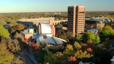 Princeton Üniversitesi, New Jersey, Lewis Bilim Kütüphanesi, Güzel Salon, Hava Görünümü