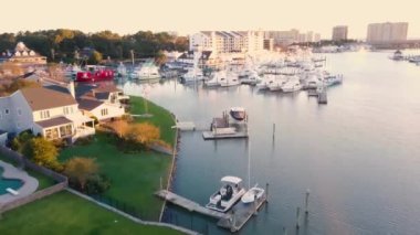 Virginia Beach, Rudee Heights, Aerial View, Virginia, Rudee Gölü