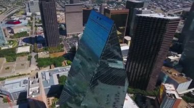 Dallas 'ın Üzerinde Uçan Havadan, İnanılmaz Şehir, Şehir Merkezi, Teksas