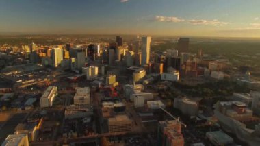 Denver 'ın Üzerinde Uçan Havadan, İnanılmaz Şehir, Şehir Merkezi, Colorado