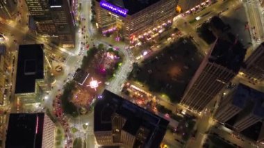 Gece Detroit 'te Hava Uçuşu, Şehir Merkezi, İnanılmaz Şehir, Michigan