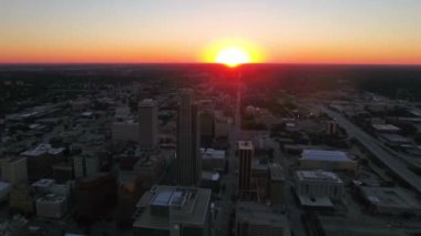 Omaha 'da Gün Batımı, Nebraska, Hava Uçuşu, Şehir Merkezi, İnanılmaz Şehir