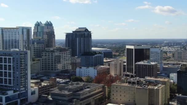 Aerial Flying Orlando Amazing Cityscape Belváros Florida — Stock videók