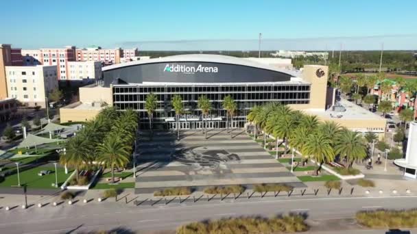 Orlando Florida Addition Arena Aerial Flying University Central Florida — 비디오