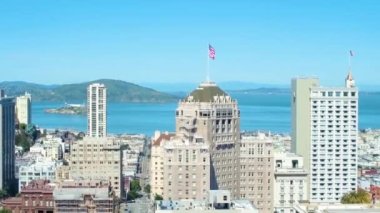 San Francisco, Downtown, California 'da Uçan Hava, İnanılmaz Şehir