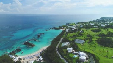 Bermuda, Doğu Balina Körfezi, Hava Uçuşu, Atlantik Okyanusu, Tropikal Cennet