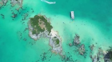 Bermuda, Rocky Resifleri, Atlantik Okyanusu, Güzel Manzara, Hava Uçuşu, Tropikal Cennet