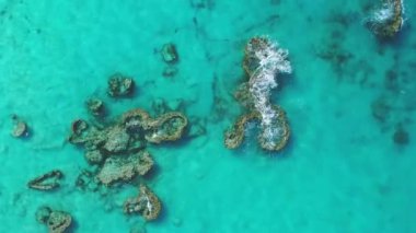 Bermuda, Rocky Resifleri, Atlantik Okyanusu, Tropikal Cennet, Hava Uçuşu, Güzel Manzara