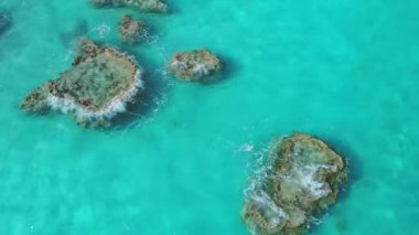 Bermuda, Rocky Resifleri, Atlantik Okyanusu, Hava Uçuşu, Güzel Manzara, Tropikal Cennet