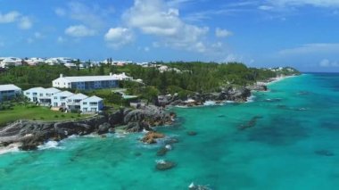 Bermuda, Astwood Parkı, Hava Uçuşu, Tropik Cennet, Güzel Manzara, Atlantik Okyanusu