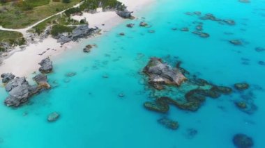 Bermuda, Tropikal Cennet, Atlantik Okyanusu, Hava Uçuşu, Rocky Resifleri, Güzel Manzara