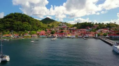 Guadeloupe Adaları, Havadan Uçma, Karayip Denizi, Terre-de-Haut Adası, İnanılmaz Manzara