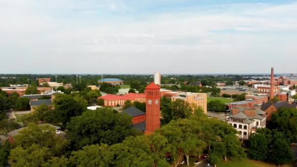 Hampton University Virginia Luchtfoto Verbazingwekkend Landschap — Stockvideo