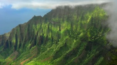 Hawaii, Havacılık Manzarası, Kauai, İnanılmaz Manzara, Hawaii Ormanı, Dağlar