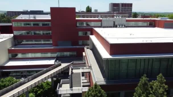 Washington State University Pullman Wsu Amazing Landscape Aerial Flying — 图库视频影像