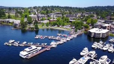 Kirkland, Washington Eyaleti, Moss Körfezi, Hava Manzarası, Muhteşem Manzara