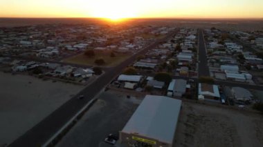 Yuma, Arizona 'da Günbatımı, Hava Manzarası, İnanılmaz Manzara, Şehir Merkezi