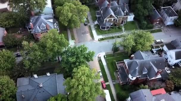 Evansville Ιντιάνα Εναέρια Πετώντας Καταπληκτικό Τοπίο Downtown — Αρχείο Βίντεο
